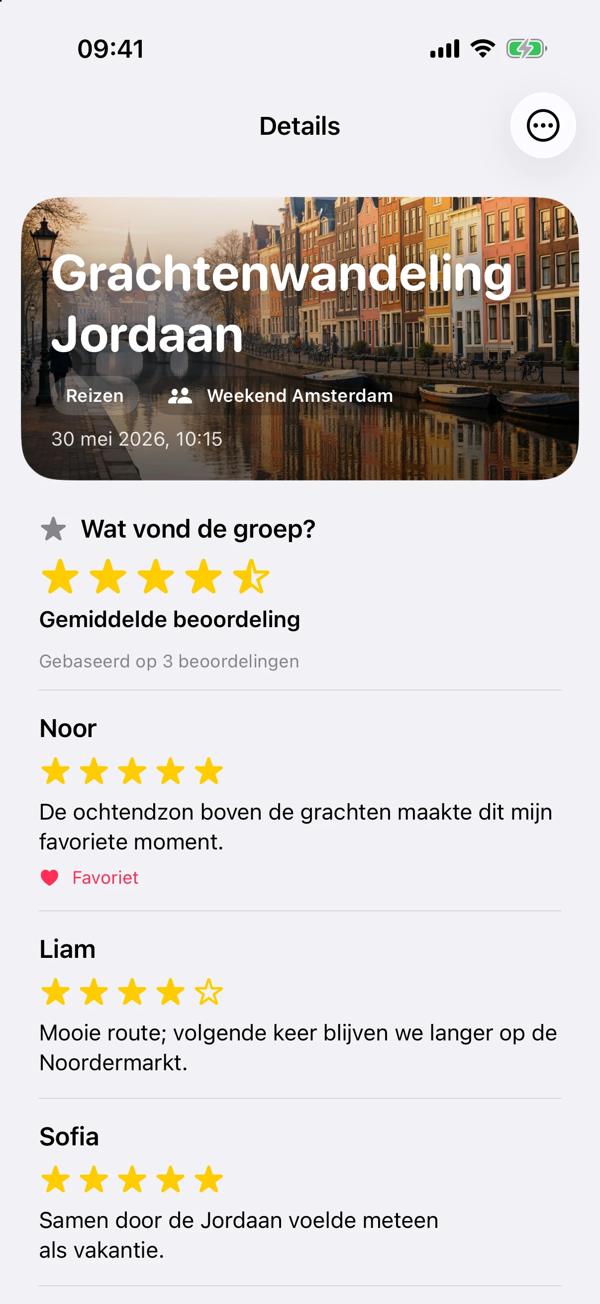 Individuele beoordelingen binnen een besloten groepsreview
